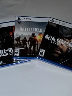 PS5 Battle Bundle - Metal Gear Snake Eater/Call Of Duty BO7/Battlefield 6